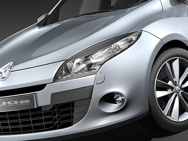 3d model renault megane coupe 2010 - Renault Megane Coupe 2010 by squir